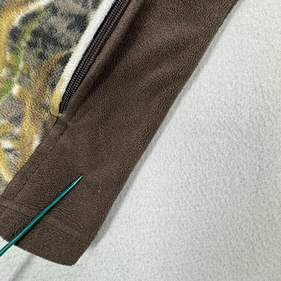 Realtree Max-5 Camouflage Jacket Men's Medium Long Sleeve Fleece Full Zip - Picture 8 of 8